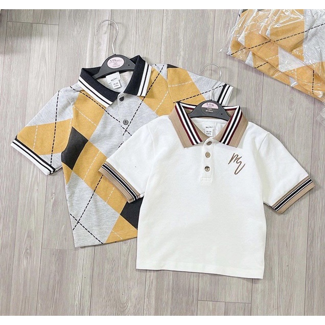 Set 2 Áo Polo Bé Trai Hàng Loại 1 2301AB
