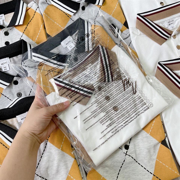 Set 2 Áo Polo Bé Trai Hàng Loại 1 2301AB