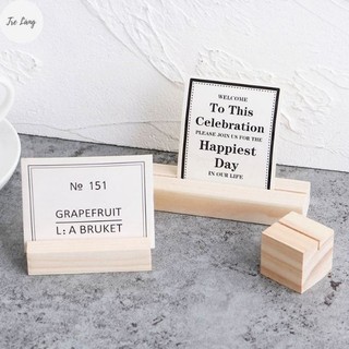 Chân đế gỗ để lịch bàn / ảnh / namecard / menu / đánh số bàn tiệc