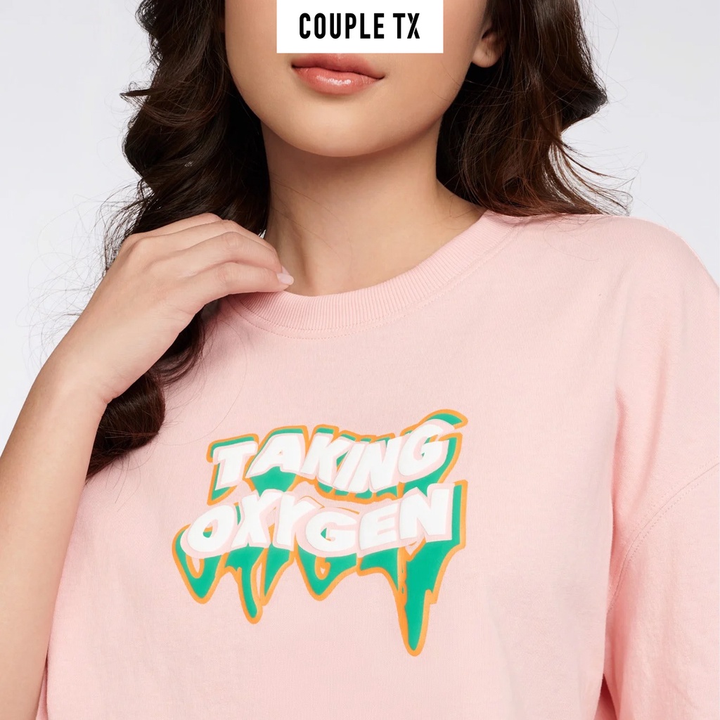 Áo Croptop Nữ Couple TX Taking Oxygen WTS 2257