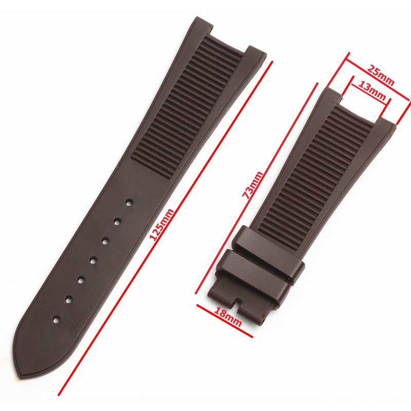 Dây silicon thay thế dành cho đồng hồ patek nam 25mm