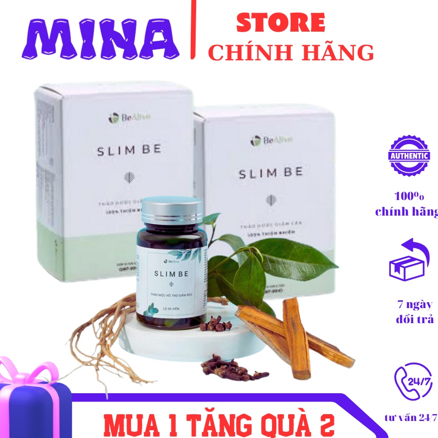 Thảo Mộc Giảm cân Slim Be Của Bealive Trà Giảm Cân Cấp Tốc Cho Người Cơ Địa Khó Giảm Lờn Thuốc