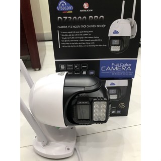 Kèm thẻ 128g - Camera ngoài trời vitacam dz 3000 dz 1296p dz3000 4MPX  3 MPX xoay 350 độ, đàm thoại 2 chiều,