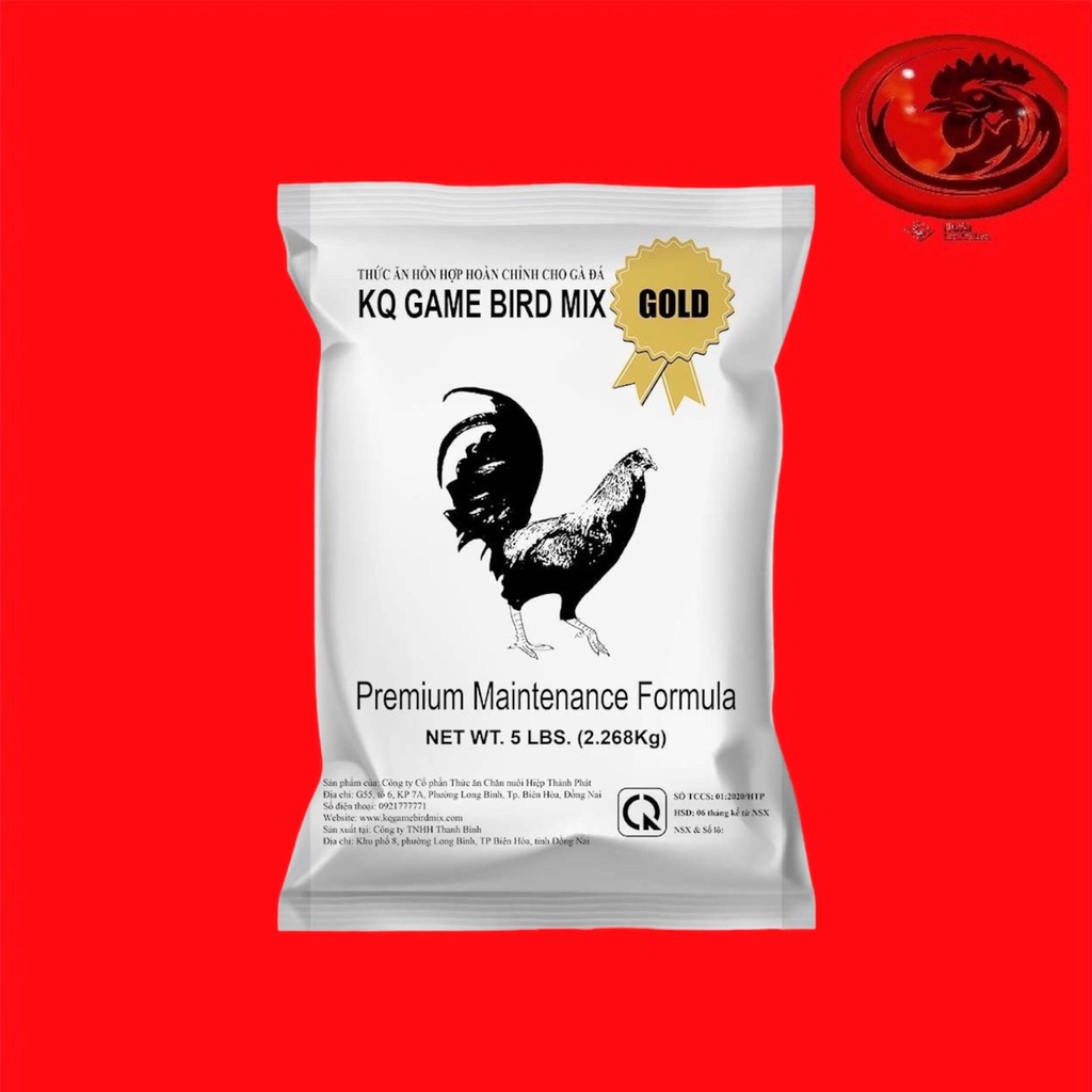 NGŨ CỐC GÀ ĐÁ KQ GAME BIRD MIX GOLD cho gà tơ 2,268