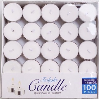 Nến tealight 100 viên 4 tiếng không mùi không khói