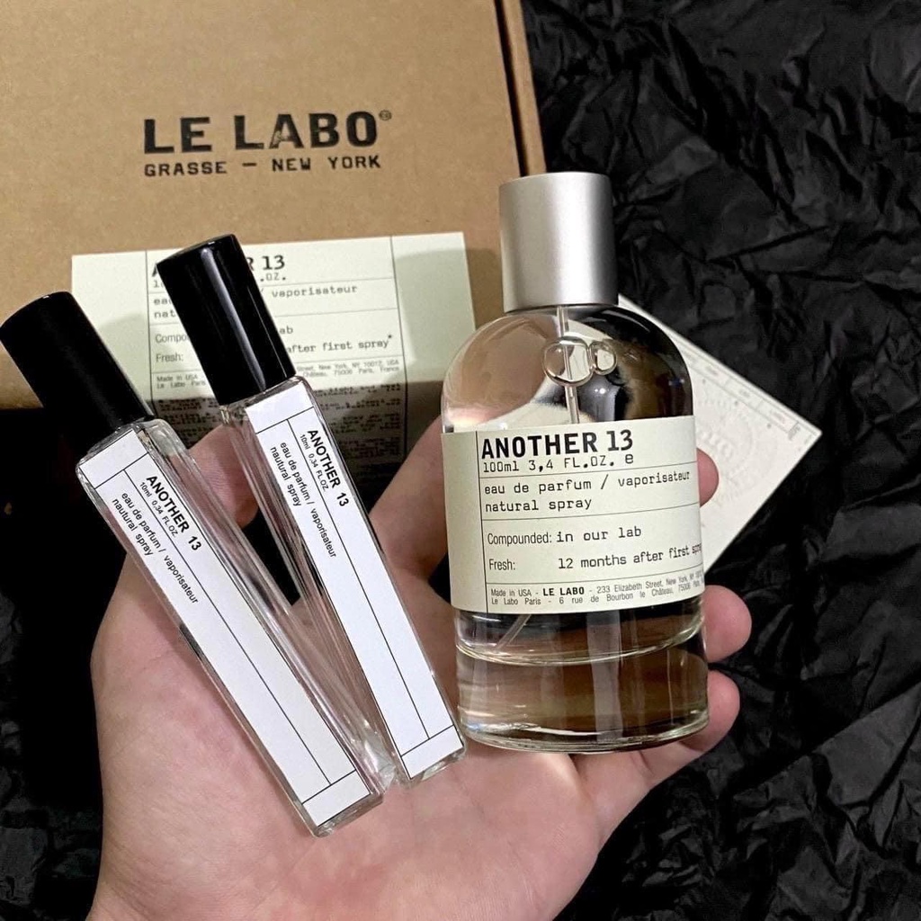 Nước hoa chiết Unisex Le Labo Another 13 Eau De Parfum Chiết 10ml mùi hương độc đáo, mới lạ mê hoặc, thơm lâu