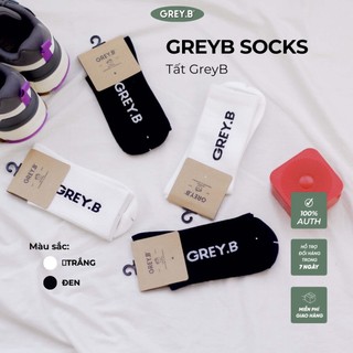 Tất Cao Cổ GreyB In Logo Phong Cách Hàn Quốc