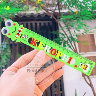 Thước kẻ nhựa cứng 15cm họa tiết dễ thương