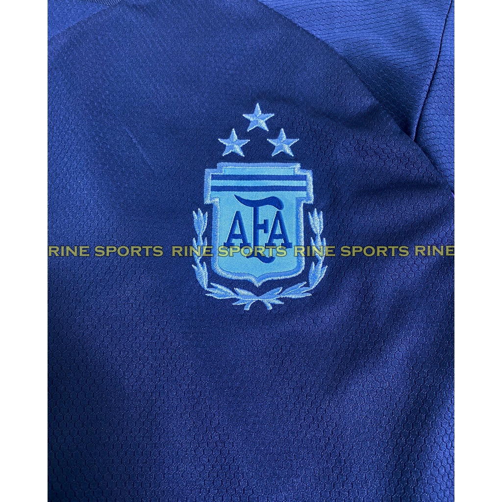 Bộ áo bóng đá ARGENTINA 3 Sao thailand đá 2022 Giống thi đấu 99%