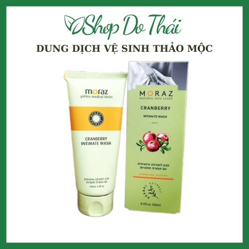 Dung dịch vệ sinh phụ nữ Moraz Cranberry Intimate Wash 100ml morazsg Shop Do Thái
