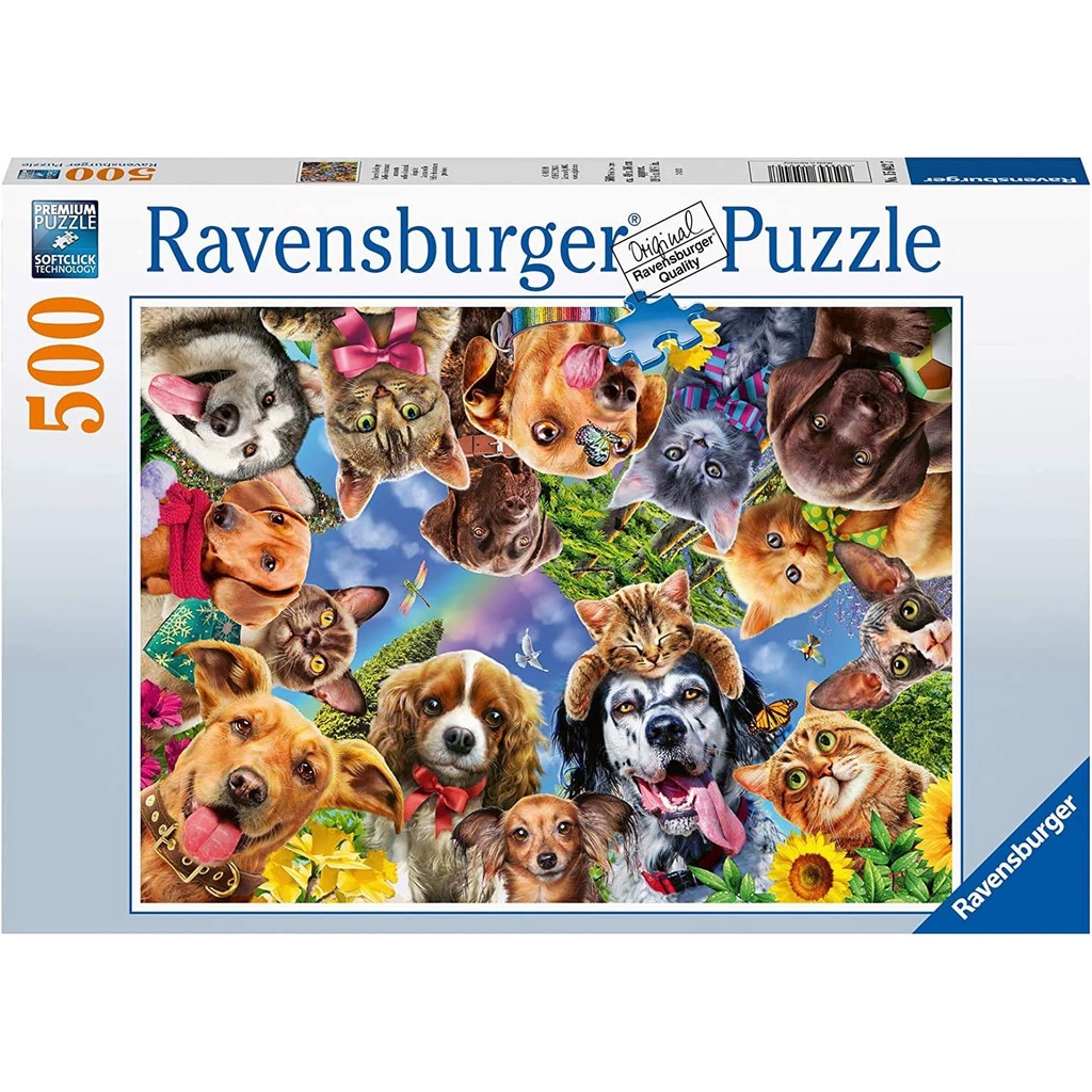 Xếp hình Ravensburger Animal Selfie 500 miếng Jigsaw Puzzle