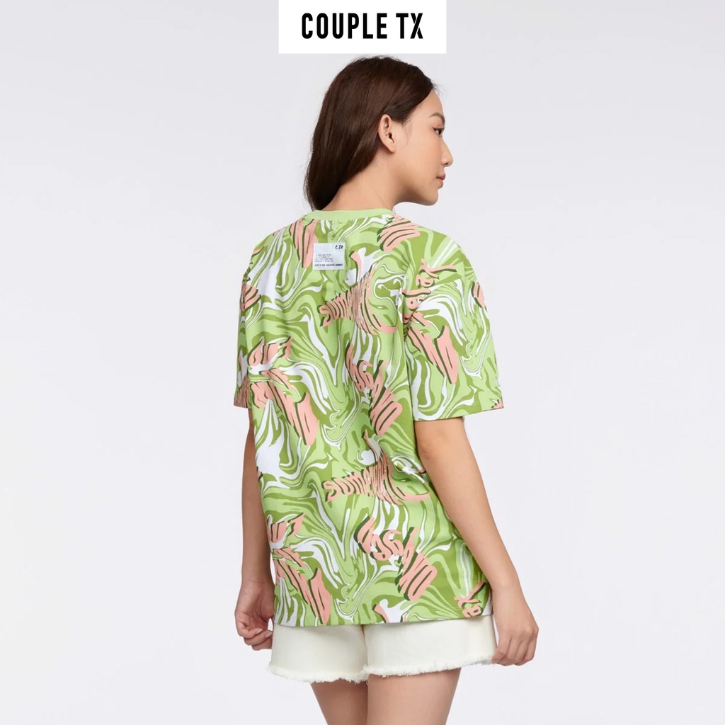 Áo Thun Nam Nữ Couple TX Pattern In Tấm SS23 TS 253