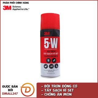 Chai xịt tẩy sét ốc vít, bôi trơn và chống rỉ sét 3M 5W