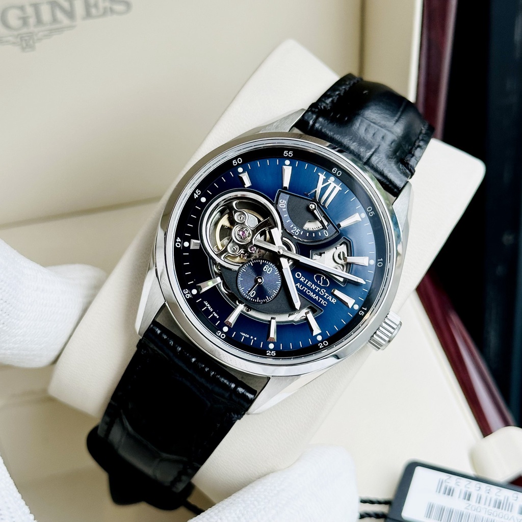 Đồng hồ nam dây da Orient Star Joker RE-AV0005L00B Dial Blue