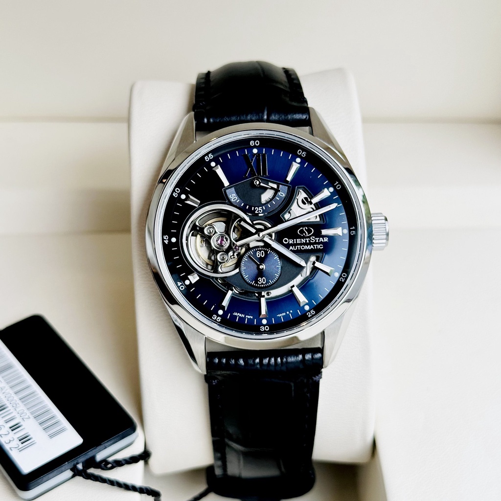 Đồng hồ nam dây da Orient Star Joker RE-AV0005L00B Dial Blue