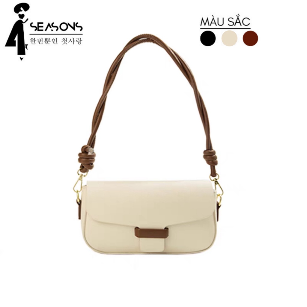 TÚI ĐEO VAI DÂY XOẮN BÍNH KÈM DÂY ĐEO CHÉO M1065 - 4 SEASONS STYLE
