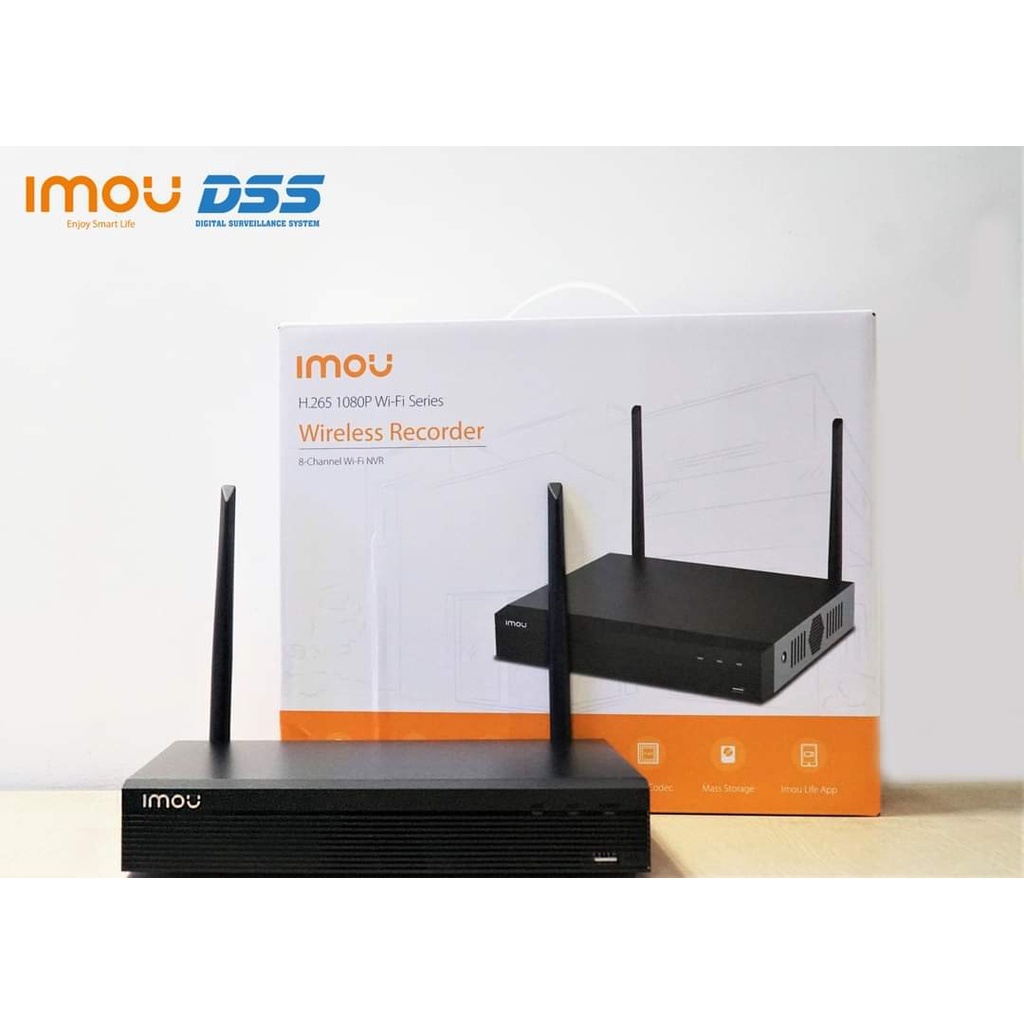 Đầu ghi wifi Imou 4 kênh 8 kênh NVR1104 NVR1108