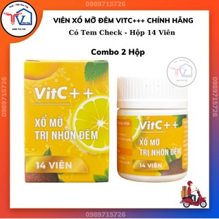 Combo 2 hộp xổ mỡ đêm vitc+++ chính hãng nhà kẹo dứa