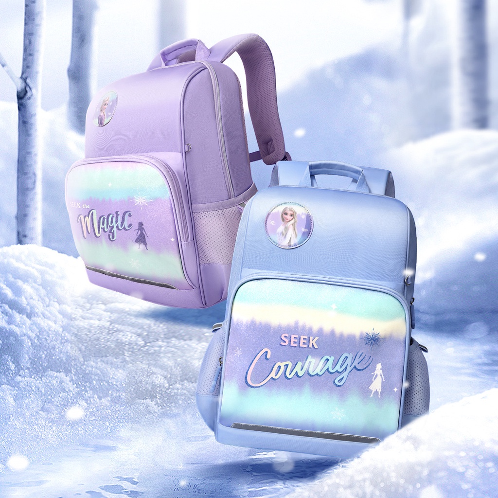 Balo Tiểu Học Siêu Nhẹ Chống Thấm Nước Họa tiết Frozen đẽ thương cho bé gái Tiểu học từ lớp 3-6