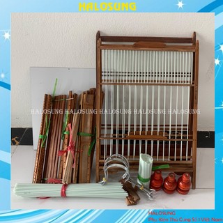 Khung lồng chim Halosung Khung lồng Chào mào ép mộc nan phíp tự lắp ráp kèm phụ kiện LC95