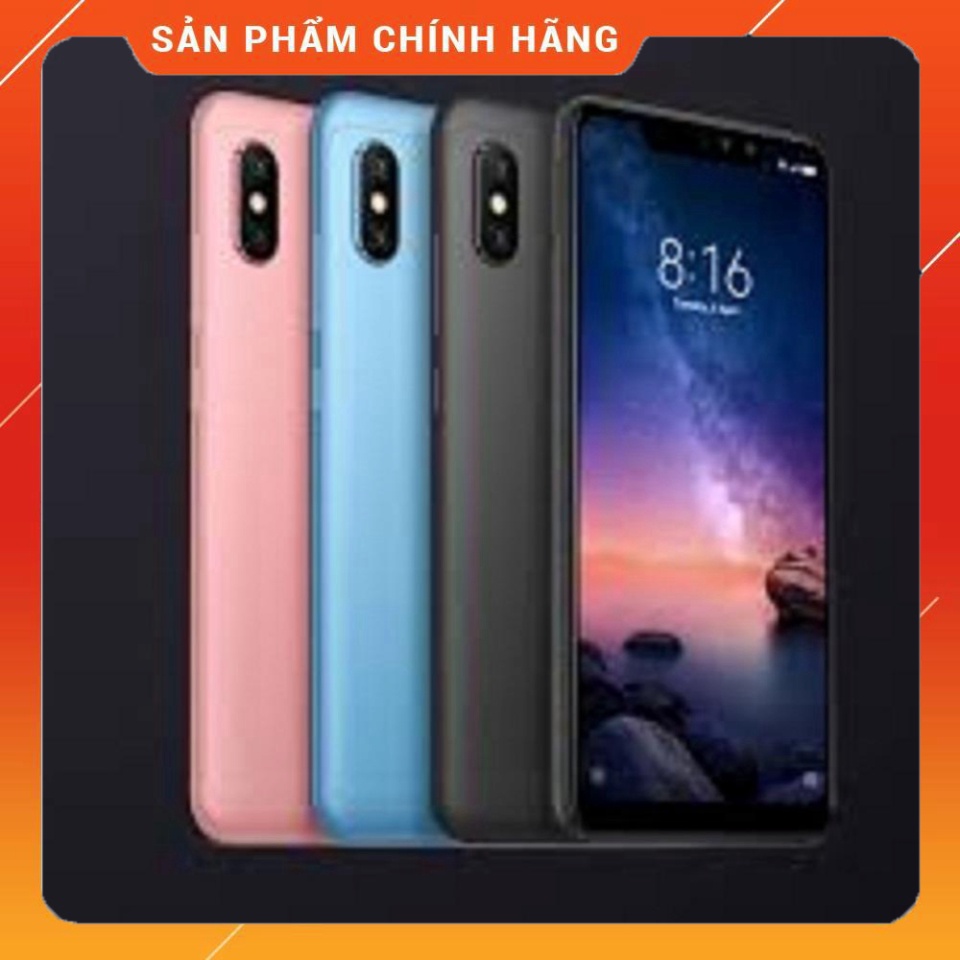 [GIẢM GIÁ] [ Rẻ Hủy Diệt ] điện thoại Xiaomi Redmi 6 Pro 2sim ram 4G/64G, Chính Hãng, Chiến PUBG/Free/Liên Quân chất