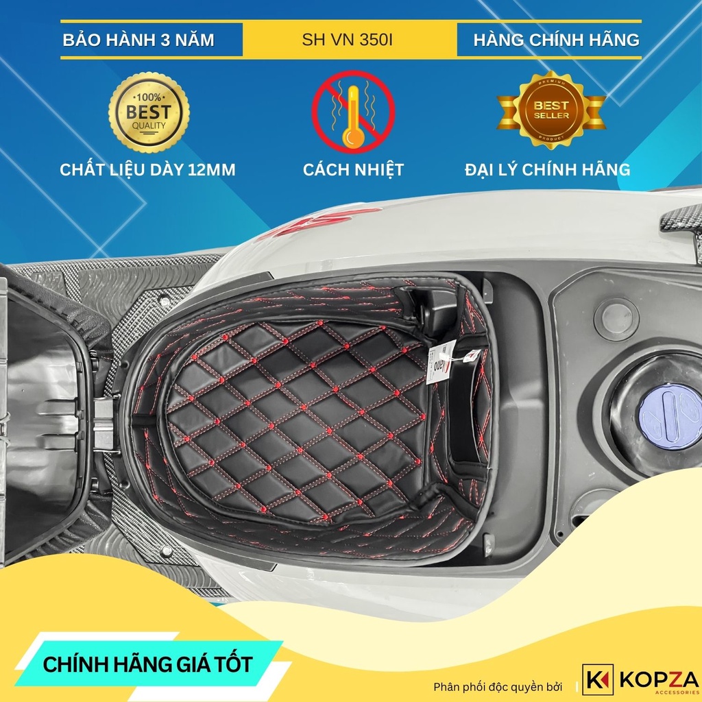 Lót Cốp Cách Nhiệt SHVN 350i - Hàng Gia Công Tại Xưởng Độ Bền Cao - Bảo Hành 5 Năm