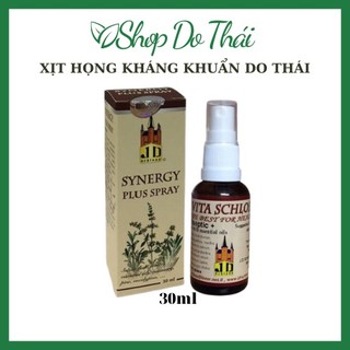 Xịt họng kháng khuẩn, tăng sức đề kháng, chống lây nhiễm chéo Synergy Plus Spray 30ml