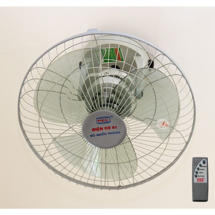 Quạt trần đảo Điện cơ 91 Bộ Quốc Phòng - xoay 360 độ, tiện lợi cho phòng ngủ, không gian vừa phải - Hàng chính hãng