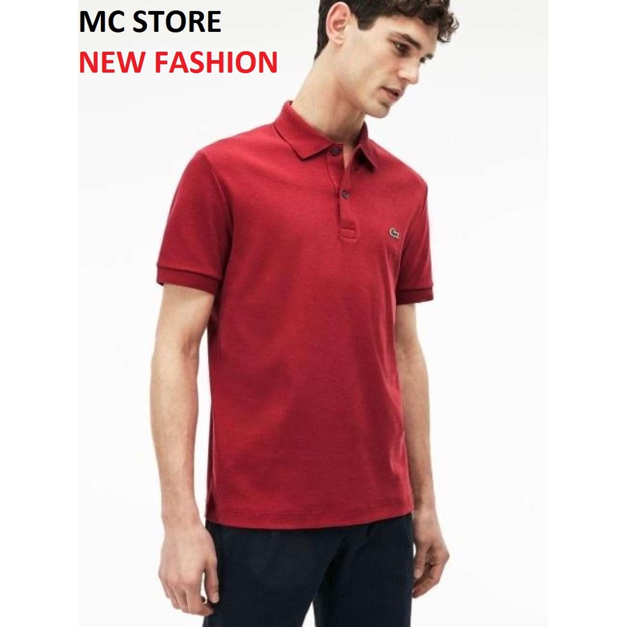 Áo thun Nam thêu Logo Cá Sấu Cao Cấp Thiết Kế Cổ bẻ Chất Vải Dày Đep Cao Cấp Store Premium