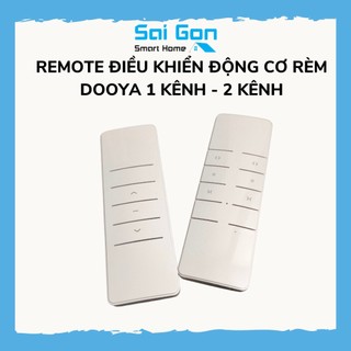 Remote điều khiển động cơ rèm Dooya dùng app tuya 1 kênh và 2 kênh phiên bản 2020