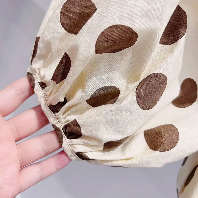 Đầm SáT NáCh + QuầN baggy ChấM Bi Cho Bé GáI
