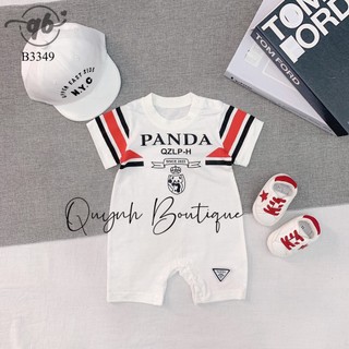 Quần áo trẻ em Quỳnh Boutique Body panda tiết cực yêu cho bé