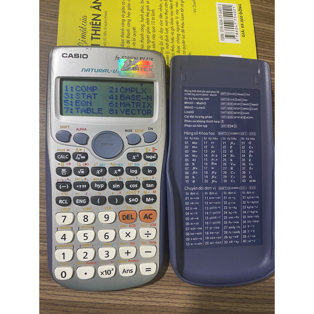 Máy tính học sinh casio FX570VN PLUS chính hãng