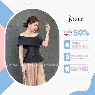 Áo peplum trẹt vai Joven