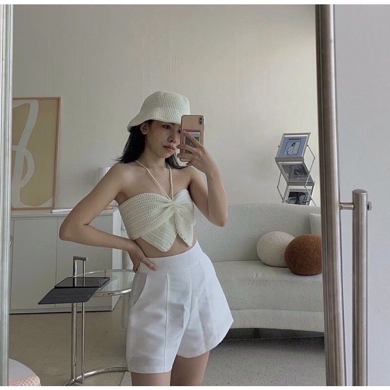 ÁO LEN MÓC NƠ SIÊU ĐẸP - bikini len có sẵn