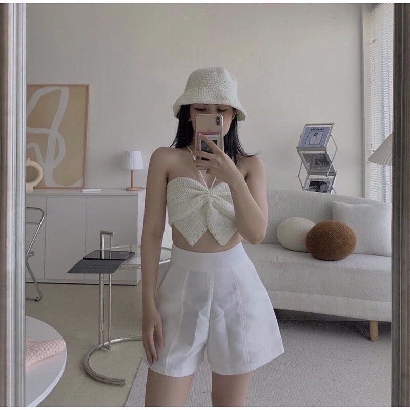 ÁO LEN MÓC NƠ SIÊU ĐẸP - bikini len có sẵn