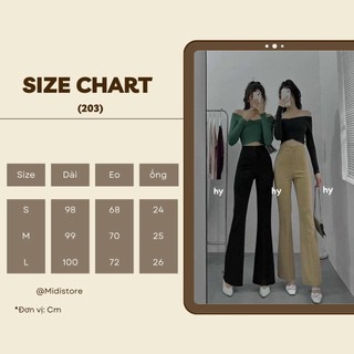 Quần loe đứng (203) (Ảnh/Video tự chụp)