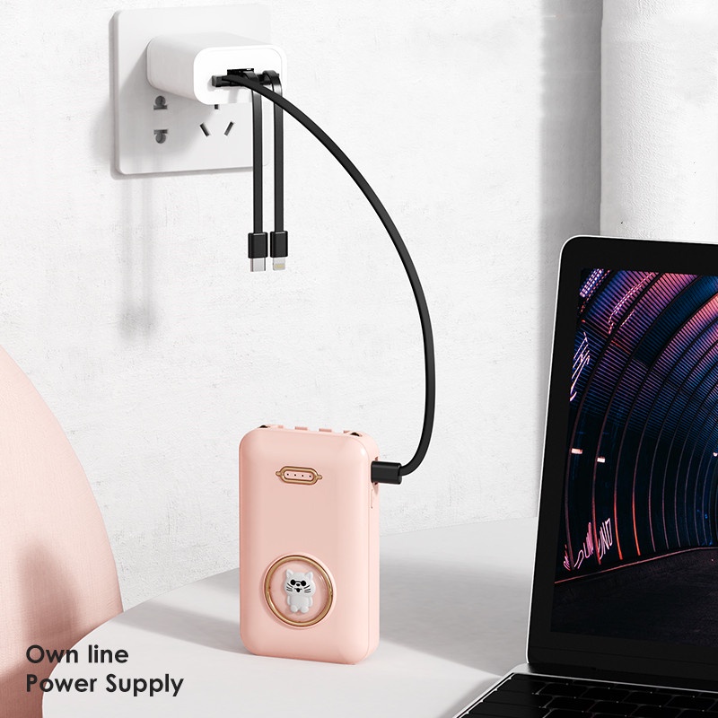 Pin Sạc Dự Phòng 20000mAh Mini Dễ Dàng Mang Theo Tiện Dụng Cho Thú Cưng