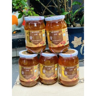 Sâm lát tươi ngâm mật ong 580g