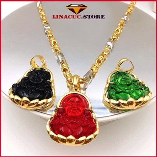 Dây chuyền nam trang sức hợp kim vàng non 18k mặt phật. thiết kế tinh xảo đẳng cấp sang trọng