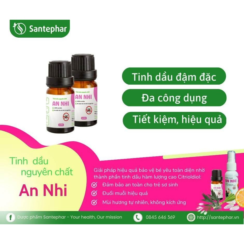 Tinh dầu thảo dược chống muỗi An Nhi