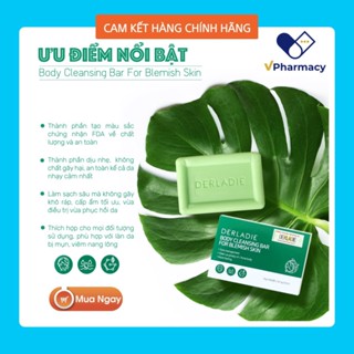 Xà Phòng Giảm Mụn Cơ Thể Derladie Body Cleansing Bar For Blemish Skin