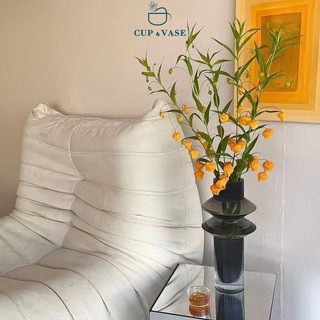 Bình Cắm Hoa Thủy Tinh Dáng Cao Lồng Đèn CUP & VASE Phong Cách Bắc Âu G050