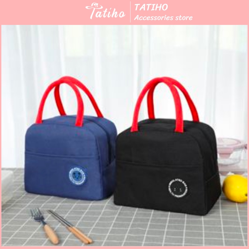 [Hàng Xịn, Giá Tốt] Túi Giữ Nhiệt Đựng Cơm Trưa Chống Nước Cao Cấp Vải Oxford 600D 23x14x20cm - Lunch Bag - Mã TG001