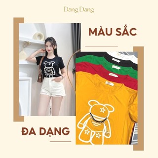 [ DANG DANG ] Áo phông in hình gấu cá tính