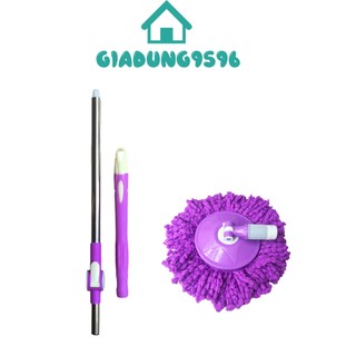 Bộ cán chổi lau nhà kèm bông lau