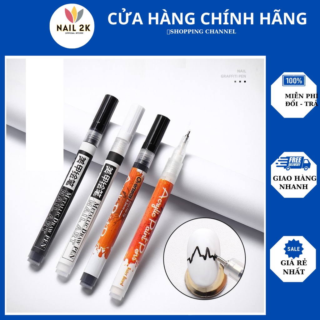 Bút vẽ nét móng Nail Vinimay cao cấp