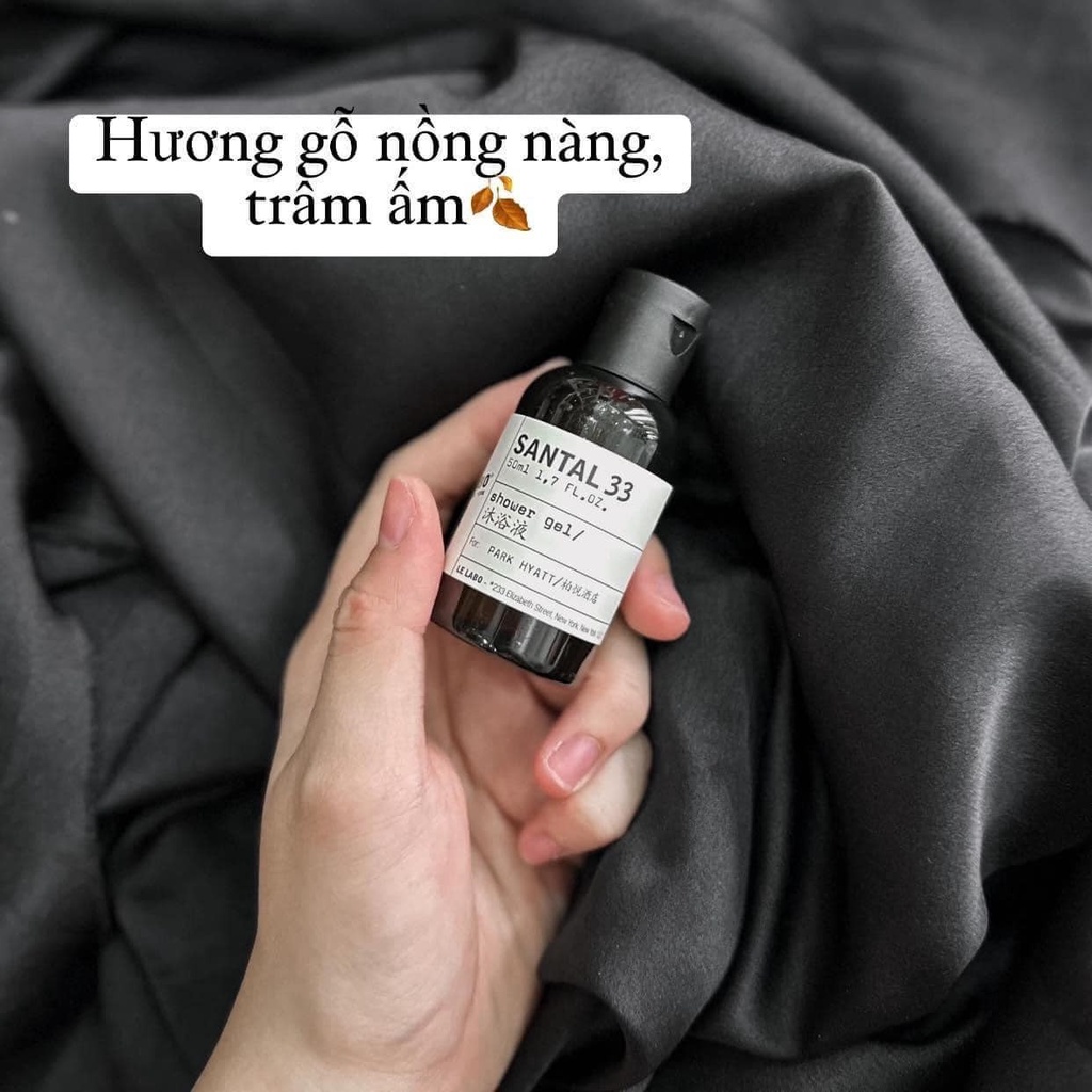 Dưỡng thể và Sữa tắm Le Labo Santal 33 Body Lotion 50ml + Shower Gel 50ml