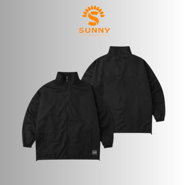 Áo khoác gió hàng Chính Hãng nam nữ 2 lớp có túi trong chất liều dù cao cấp unisex  form rộng brand jacket SN2901