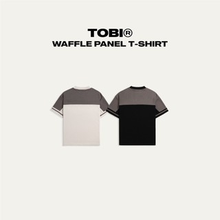 Áo Thun Waffle Phối Màu Panel TOBI